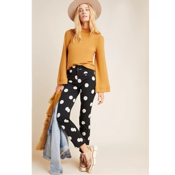 Anthropologie The Essential Skinny Kick Flare Pants - Picture 1 of 7